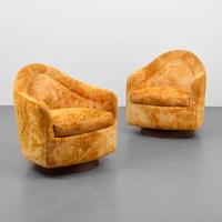 Pair of Milo Baughman Swivel Lounge Chairs - Sold for $1,062 on 11-09-2019 (Lot 363).jpg